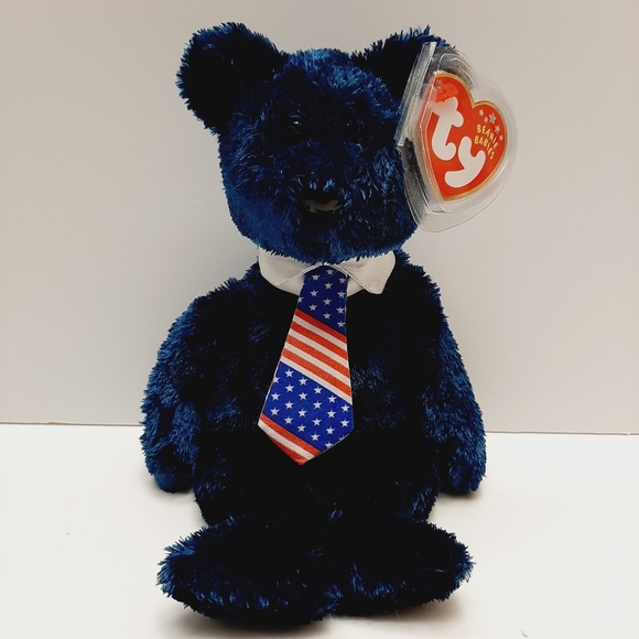 ๐4 for $20๐ TY Beanie Babies Original Pops USA Flag Tie Plush Soft Kids Toy - Picture 2 of 8